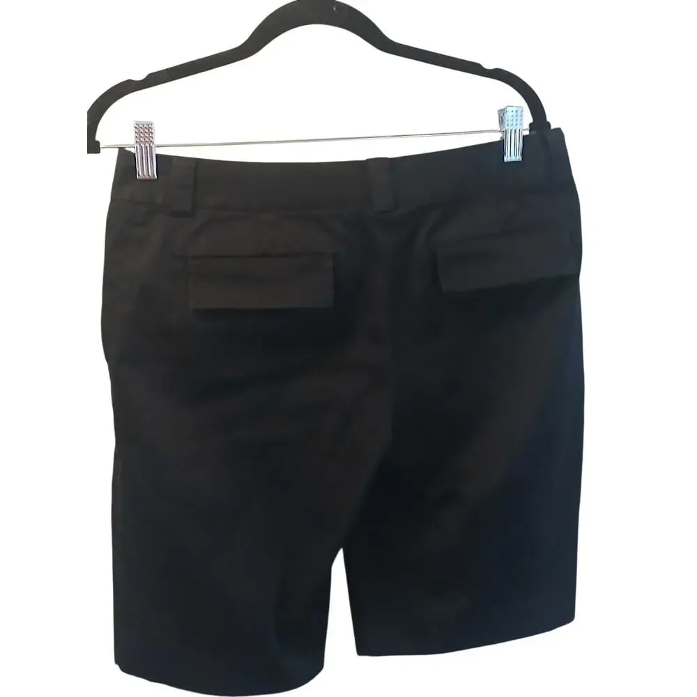 Banana Republic Black Chino Stretch Casual Mid Length Shorts Women's Size 6